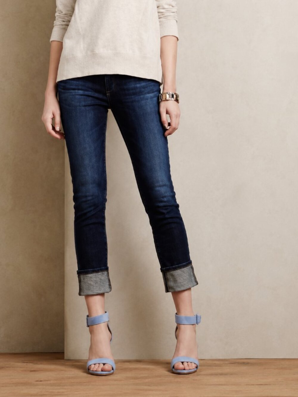 AG The Stevie Cuff Jeans